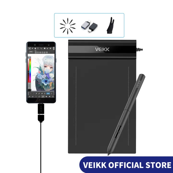 VEIKK S640 V2 6x4 Inch Tablet Digital Graphics Drawing Pen Tablet Online Teaching & Studyting