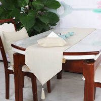 table runner tablecloth ใหม่สไตล์จีนเรียบง่ายที่คาดโต๊ะโต๊ะรับประทานอาหารโต๊ะกาแฟตู้วางทีวีประตูที่วางธงโต๊ะเซนพิธีชงชาสีทึบที่วางน้ำชาที่ทันสมัย