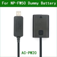 NP FW50 AC PW20 Dummy Battery&amp;DC Power Bank USB Cable For Sony A6300 A6400 A6500 A5000 A5100 A7SII NEX 6 5R 5T 5N 3N C3 ZV-E10