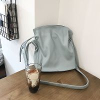 【No-profit】 laozizuishuai กระเป๋า Crossbody สบายๆสำหรับผู้หญิงกระเป๋า Messenger นุ่ม PU หญิงถังกระเป๋าสะพายกระเป๋าถือขนาดใหญ่ Bolsa Totes