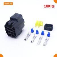 Brand New 10Set 4Pin Way Seal Waterproof Electrical Wire Female Connector For Car