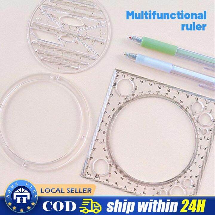 Rotatable multifunctional universal ruler ruler set mathematics drawing ...