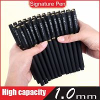 10 2pcs 0.5mm/1.0mm Frosted Gel Pen School Pen Refill High Capacity Black Gel Ink Pen Office School Supplies Stationary