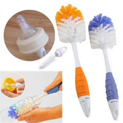 【cw】 Baby Bottle Brushes for Cleaning Kids Nipple Pacifier Nozzle Spout Tube Sets