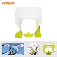 OTOM Motocross Enduro Headlight Cover Headlamp Plastic  Supermoto Front Light Fai Cowl For HUSQVARNA FE250 TE150 TE250