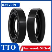 □▫☼ TTO rubber skeleton oil seal FB/TC17 18 19 20x24 25 26 30 32 35x6 7/8 10 NBR double lip seal for rotating shaft