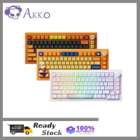 AKKO 5075B Plus Co Branded Wireless Mechanical Keyboard 75% RGB Hot Swappable Gaming Keyboard With Knob