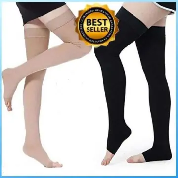 1 Pair Compression Stockings Varicose Veins Socks Pressure Level 1/2/3 Thigh  Medical Socks for Women & Men