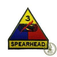 อาร์มแบบเย็บติดเสื้อ 3rd Armored Division Combat Service Identification Badge