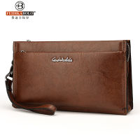 Mens Clutches Handbags Solid Man Split Leather Clutch Purse Hand Bag Business Casual Wallet Handbag for Male New Fashion