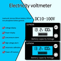 DC 8V-100V LED สากลแบตเตอรี่ลิเธียมตะกั่วกรดแบตเตอรี่ไฟแสดงสถานะโวลต์มิเตอร์เปอร์เซ็นต์แบตเตอรี่โวลต์มิเตอร์ดิจิตอล