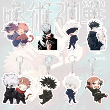 Jujutsu Kaisen Keychain Gojo Satoru Itadori Yuji Ryomen Sukuna Pendant  Keyring