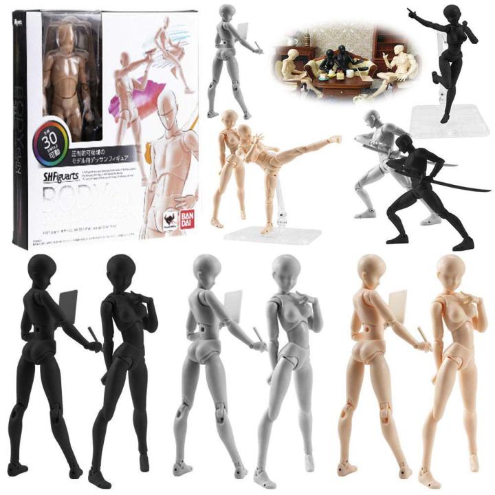 Anime figure movable Figures Toy Body Kun Body Chan Action Figure