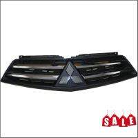 os อุปกรณ์เสริมรถยนต์ หน้ากระจัง Mitsubishi​ Triton​ 2009-2013 พร้อม​logo​ หน้ารถ​ สีเงินและดำ **มาร้านนี่จบในที่เดียว**