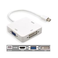 Mini DP to HDMI-compatible 3 IN 1 Thunderbolt DisplayPort VGA DVI Cable Connector for Apple iMac Mac Book Monitor Mini DP Adapte