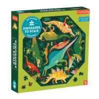 Mudpuppy - Octagon Shaped Puzzle จิ๊กซอว์รูปทรง 8 เหลี่ยม ลาย Dinosaurs