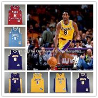 ☁❈☍ Classic Hot Sale Kobe No. 8 Champion Edition Yellow Jersey Lakers Vintage Embroidered Basketball Uniform Men Sports Leisure 144629