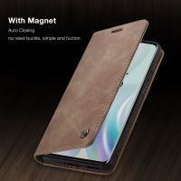﹍ CaseMe Luxury Leather Magnetic Flip Wallet Case For OnePlus nord 1 7 8 T Pro Card Slot Phone Case for Google pixel 6 Pro cover