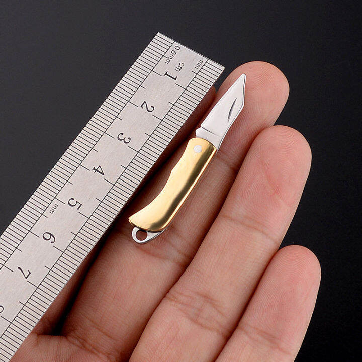 pendant-cutter-tool-portable-keychain-brass-cleaver-self-defense-pocket-folding-knife