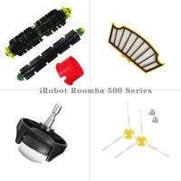 สำหรับ IRobot Roomba 500ชุด520 529 530 540 550 580 590อุปกรณ์เสริมเครื่องดูดฝุ่นหลักแปรงด้านข้างล้อ Hepa กรองชิ้นส่วน