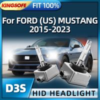 Roadsun หลอดไฟซีนอน Hid 6000K ไฟหน้ารถ35W D3s สำหรับ Ford Mustang 2015 2016 2017 2018 2023 2023 2023 2023 2023