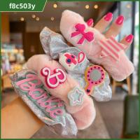 F8C503Y สีทึบทึบ ตุ๊กตาบาร์บี้ scrunchie อีลาสติก แฟชั่นสำหรับผู้หญิง ยางรัดผม ที่มัดผม อุปกรณ์เสริมผม เชือกมัดผม สำหรับผู้หญิง