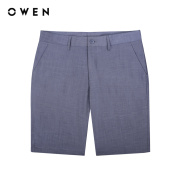 OWEN - Quần short Slim Fit ST231818 màu Xanh chất liệu polyester-rayon