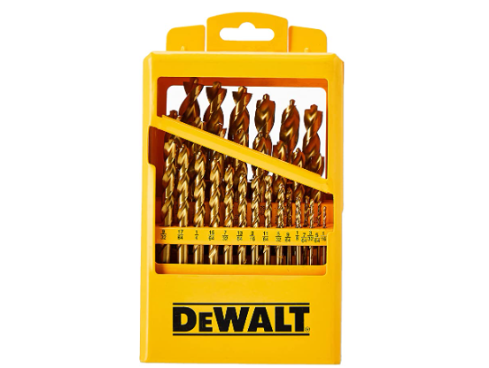 Dewalt titanium pilot discount point drill bit set