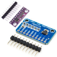 I2C ADS1115 16บิต ADC 4ช่องโมดูลที่มีการตั้งโปรแกรมแอมขยายเสียงที่ได้รับ RPi บอร์ดสีฟ้า/สีม่วง