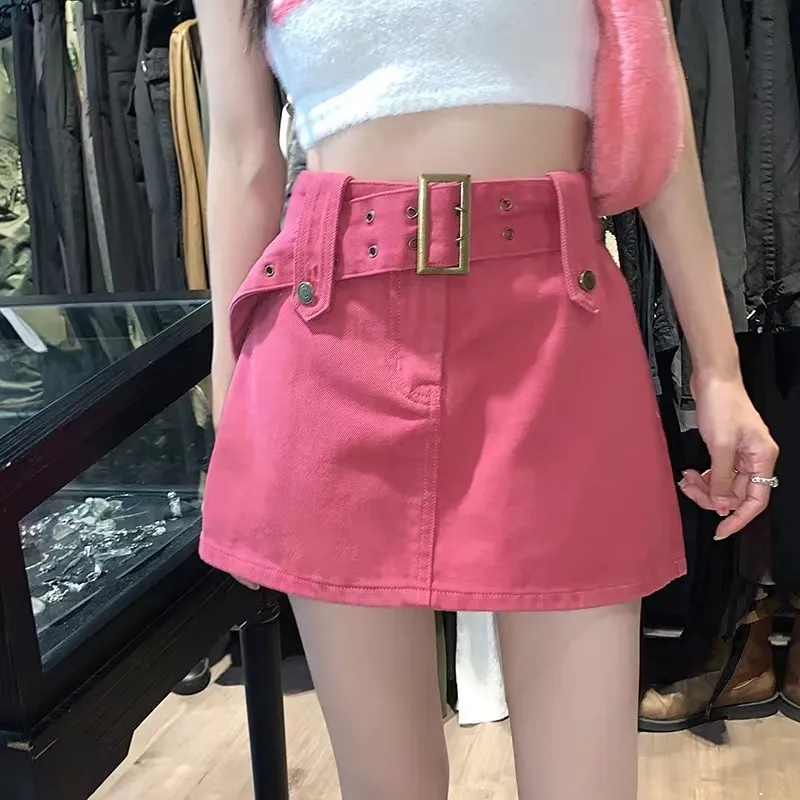 Girls Red Denim Skirt | New Look