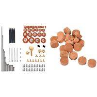 20Pcs Saxophone Cork Mats Trumpet Cornet Water Key Spit &amp; 119Pcs Alto Sax Saxophone Screws + Saxophone Springs