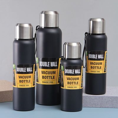 Outdoor Large Capacity Thermos Bottle Portable Vacuum Flask Insulated Tumbler Stainless Steel Tea Drinks Cold Hot Water Bottle