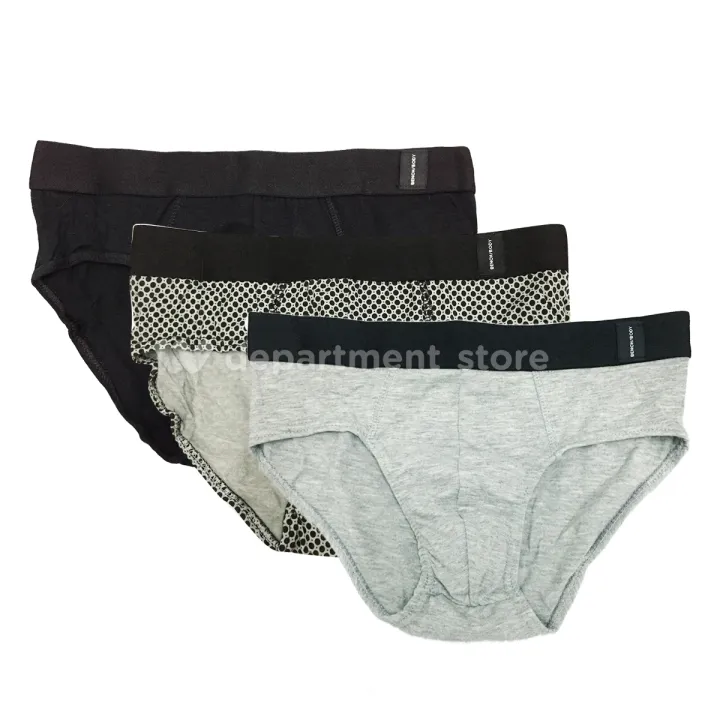 BENCH 100 Authentic Mens Hipster Brief TTF0318B 3pcs Lazada PH
