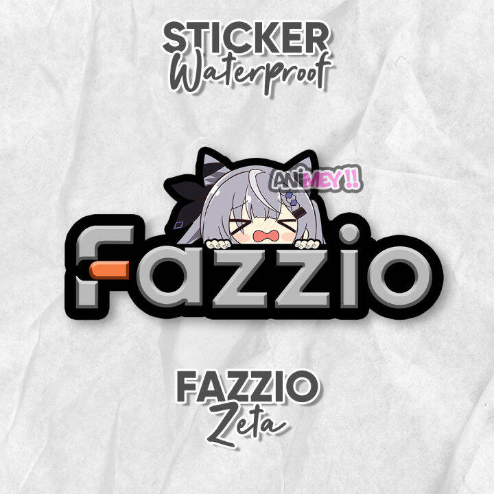 Stiker Vestia Zeta Logo Fazzio / Stiker Anime Waterproof | Lazada Indonesia