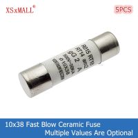 【DT】hot！ 5PCS 10x38MM Fast Blow Fuse 0.5A 1A 4A 5A 6A 8A 10A 16A 20A 25A 32A 40A 380V 500V RO15 RT18 RT14