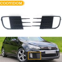 New prodects coming Car Front Bumper Fog Light Black Grille Grill For Volkswagen For VW For Golf MK6 GTD/GTI 2009 2010 2013 5K0853665C 5K0853666C