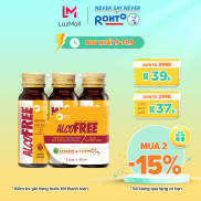 Thực phẩm chức năng mát gan giải bia AlcoFree lốc 03 chai x 50ml