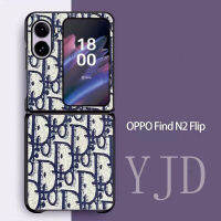 YJD เคสสำหรับออปโป้ไฟนด์ Find N2 Flip ฝาพับสุดหรูดูดีขอบนิ่มเคสโทรศัพท์กันกระแทก