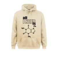 I Need Is Caffeine Design Science Chemistry Formula Harajuku Harajuku Hoodies Men Physics Funny Biochemistry Mens Clothing Size XS-4XL