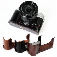 Genuine Real Leather Half Camera Case Grip For FUJIFILM FUJI X-T10 X-T20 X-T30