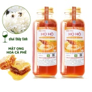 Combo 2 Hũ Thủy Tinh 420gr Mật Ong Nguyên Chất Hoa Cà Phê