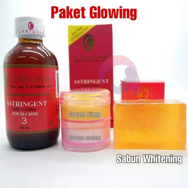 Clariderm Astringent Alkohol No 3 ORIGINAL Dan Cream Susun Claridem