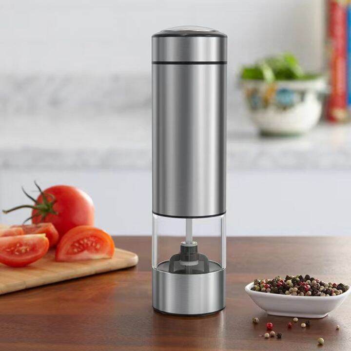 automatic-salt-pepper-grinder-electric-spice-mill-grinder-seasoning-adjustable-coarseness-kitchen-tools-grinding