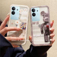 ใหม่ เคสโทรศัพท์ VIVO V29 V29e VIVOV29 Pro 5G เคส Phone Case การ์ตูนน่ารักสร้างสรรค์ร้อนเคสหมีเย็นแบบบางป้องกันการตกกันกระแทกฝาครอบหลังนิ่มโปร่งใส2023