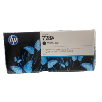 HP 728B 300ml Matte Black Ink Cartridge (3WX30A)