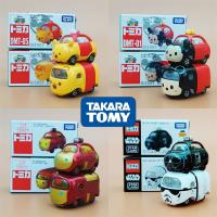 TOMY Domeka Star Wars Toy Alloy Car Stacking Music Black Warrior Stormtrooper Collection Decoration