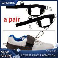 WBMOON กำไลข้อเท้าแถบรัดข้อเท้าทนทานสำหรับกีฬายกน้ำหนักจำนวน2ชิ้น