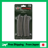 KATO HO Gauge ติดตามเส้นใยโค้ง R370-22.5 ° 4ชิ้นอุปกรณ์รถไฟแบบจำลอง2-280ชิ้น