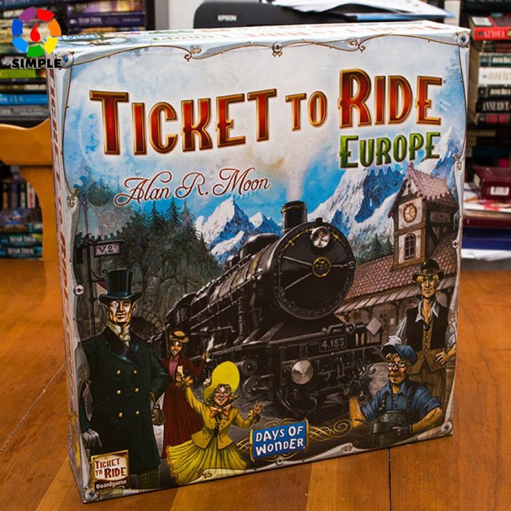 บอร์ดเกมส์-เกมการ์ด-ticket-to-ride-europe-board-game