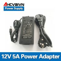 【Factory-direct】 Modern Kitchen mall 12V 5A AC100-240V เป็น DC Power Adapter ชาร์จหม้อแปลงไฟฟ้า LED ตัวบ่งชี้